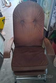 Poltrona Sdraio relax pieghevole vintage