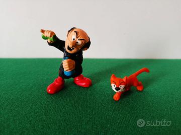 Puffi Anni 80 Smurf Gargamella & Azrael W.Germany