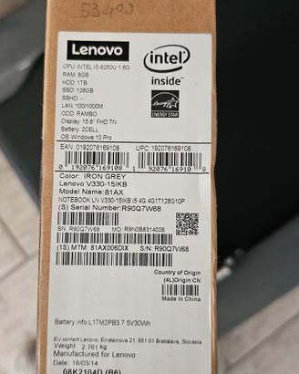 Lenovo V330-15IKB (81AX / MTM: 81AX006DIX)