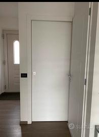 Pannello porta scorrevole bianca 80 cm no profili