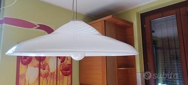 Lampadario in vetro di Murano.