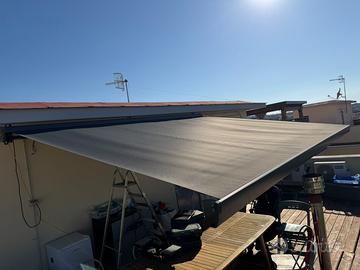 Tenda da sole a brqcci estensibili 4x3 mt