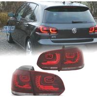 FANALI VOLKSWAGEN VW GOLF 6 08-12 LED ROSSO CHIARO