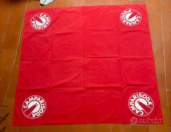 Campari soda, tovaglia quadrata, collezione lotto