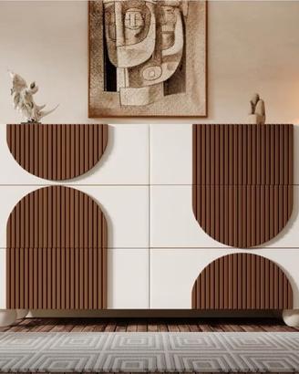 Mobile Design Moderno Bianco e Legno