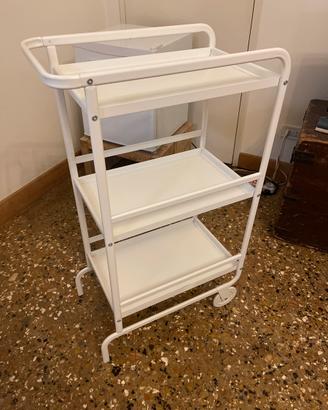 Carrello in metalli bianco Ikea