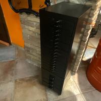 Cassettiera  20 cassetti n’era in metallo