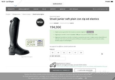 stivali equitazione Winner