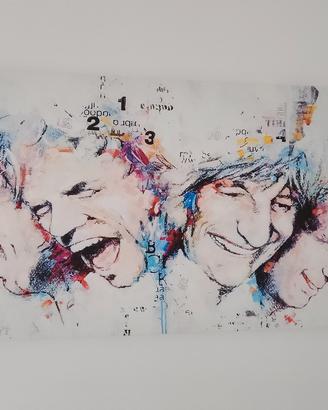 the Rolling Stones dipinto 1 MT x 0,50