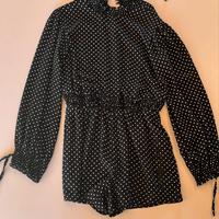 Tutina intera con pantalone corto a pois di PINKO