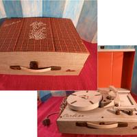 Giradischi anni 60 a valvole LESA Curliss + dischi