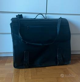 Porta abiti nero in pelle Porsche Design