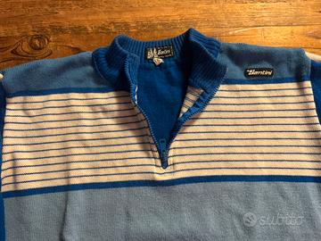 Maglia ciclismo lana Vintage Santini manica lunga