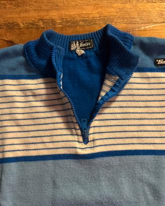 Maglia ciclismo lana Vintage Santini manica lunga