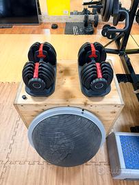 Bosu technogyn e manubri regolabili 2-24 kg