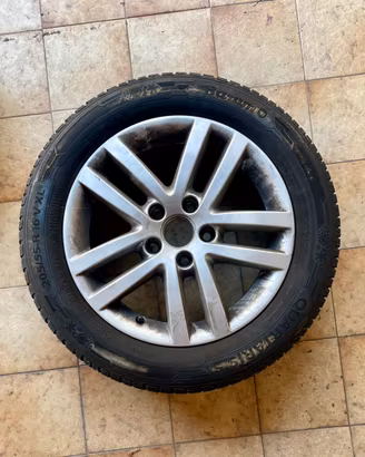 Cerchio lega R16 Golf pneumatico kit Ruota scorta
