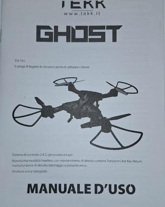 Drone Tekk Ghost mai usato