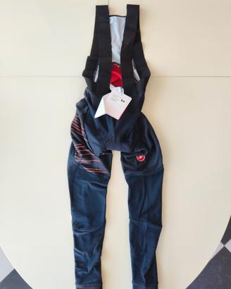 Castelli salopette Sorpasso Rossocorsa Kiss2 Tg S