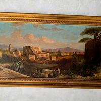 Paesaggio classico con colosseo prezzo trattabile