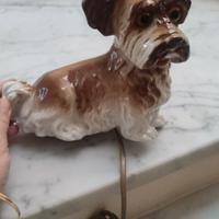cagnolino in ceramica con luce