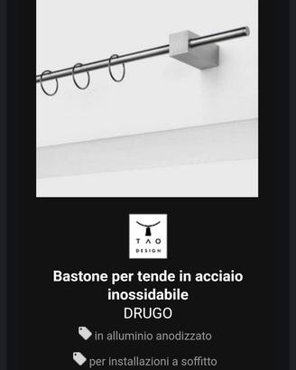 Bastoni per tende Tao Design
