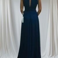 Abito lungo scollo all' americana tg42