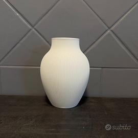 Vaso decorativo moderno bianco – design minimal