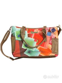 Borsa donna shopper Desigual tracolla fantasia