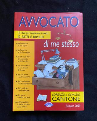 Libro Avvocato di me stesso edizione 2000