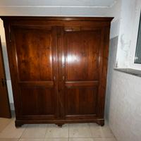 Armadio doppia anta in legno massello