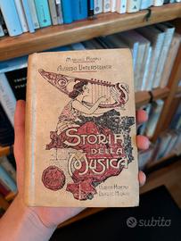 Manuale Hoepli 1916 Storia della Mus. Unterstainer