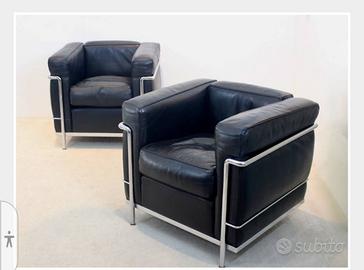 Coppia di poltrone Mod LC2