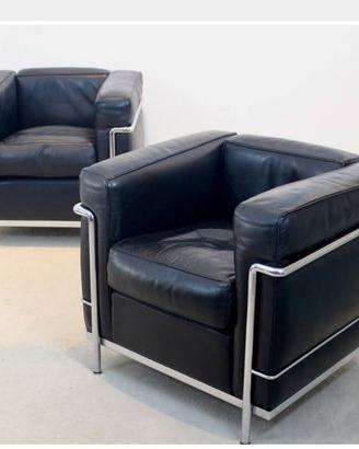 Coppia di poltrone Mod LC2