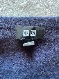 Maglione 100% cashmere Uniqlo – blu notte  xl