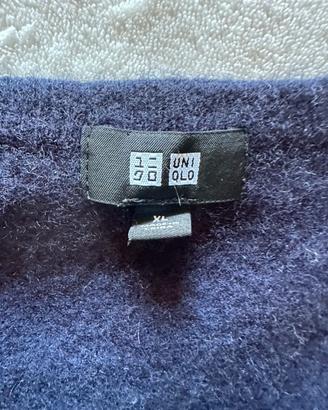 Maglione 100% cashmere Uniqlo – blu notte  xl