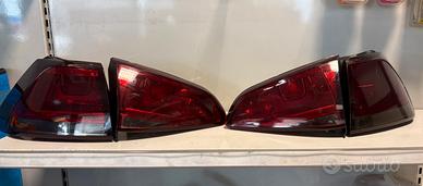 set fari golf 7 pellicolati nero