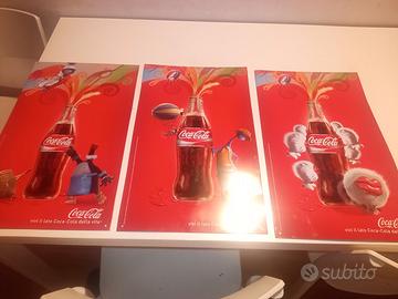locandina coca cola metallo