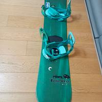 Snowboard K2 trucker 163 con attacchi Salomon 