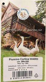 piumone d'oca matrimoniale