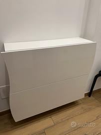 Scarpiera Moderna - Bianco Lucido