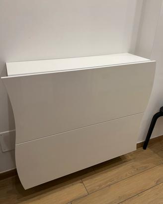 Scarpiera Moderna - Bianco Lucido