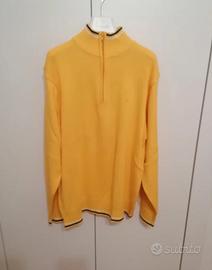 Maglione in cotone gialla GreenLand