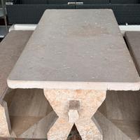 Tavolo in marmo Rosa di Verona – Artigianale