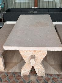 Tavolo in marmo Rosa di Verona – Artigianale