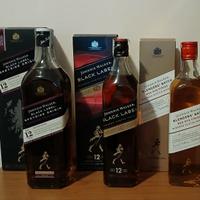 3 diversi Johnnie Walker Whisky