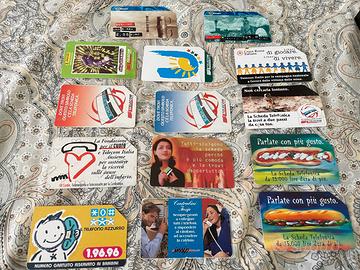 Schede telefoniche e ricariche per collezionismo