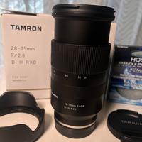 Obiettivo Tamron 28-75 F2.8 Di III RXD Sony E