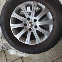 KIT 4 RUOTE INVERNALI NISSAN QASHQAI IN LEGA 16"