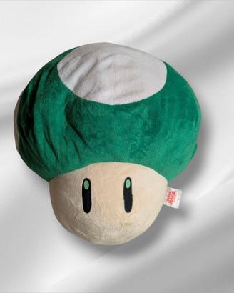 Peluche Super Mario Fungo 1UP Verde Nintendo Taito