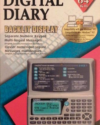 Casio SF-4700c Digital Diary 64 Kb With Box manual